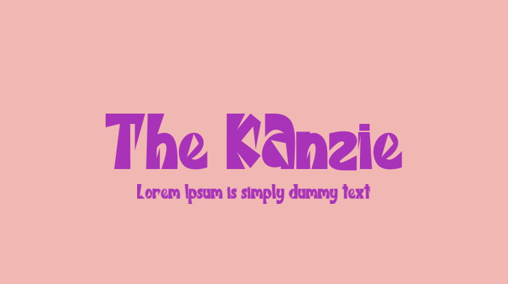 The Kanzie Font