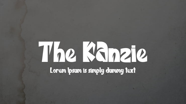 The Kanzie Font