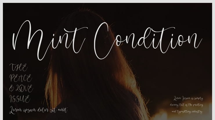 Mint Condition Font