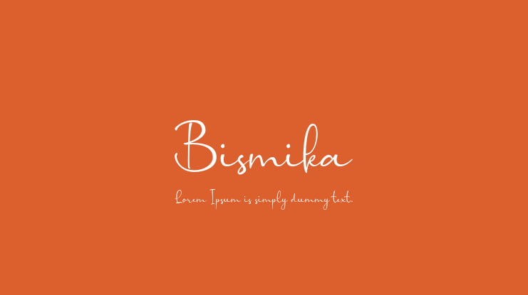 Bismika Font