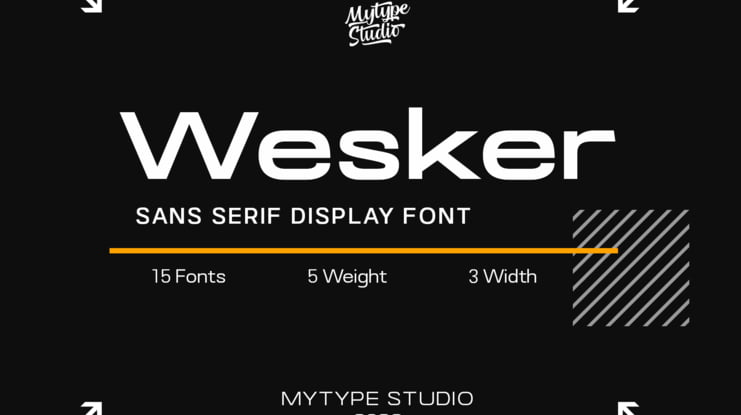 Wesker Font Family