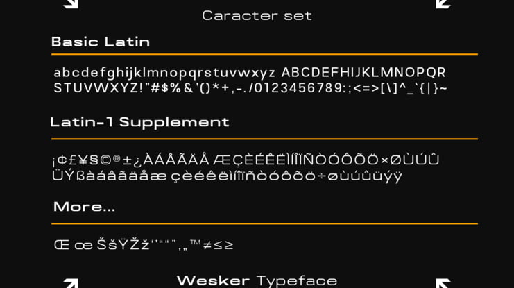 Wesker Font Family