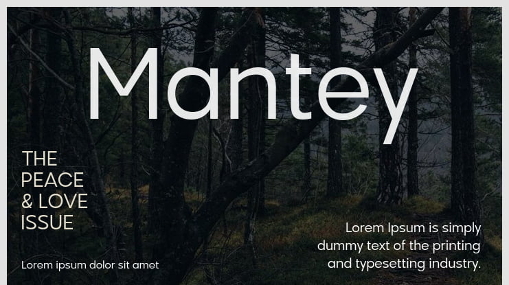 Mantey Font Family