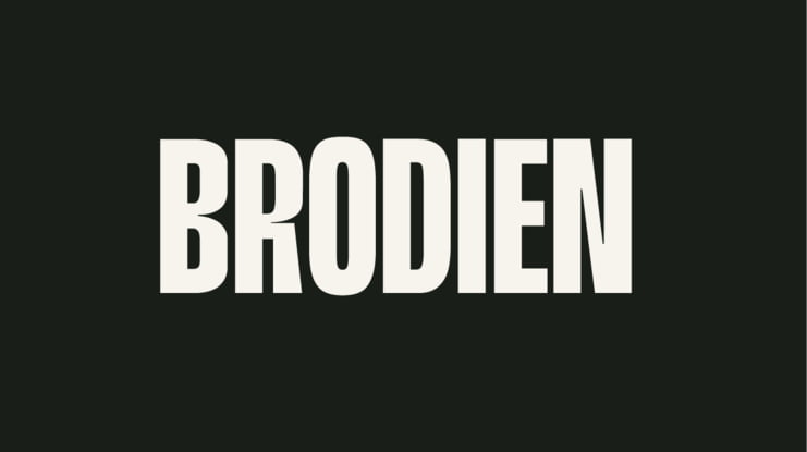 Brodien Font Family