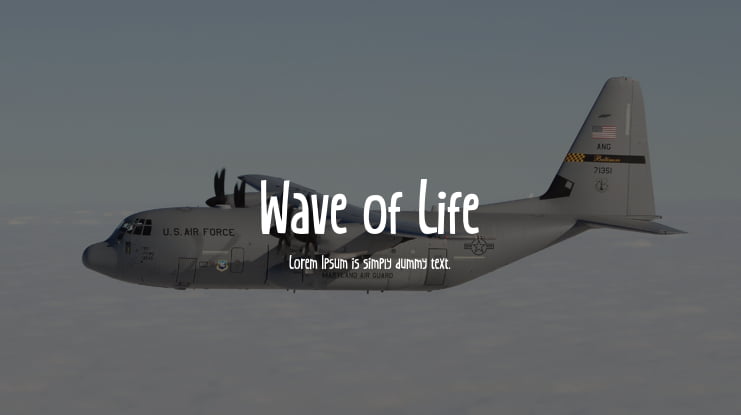 Wave of Life Font