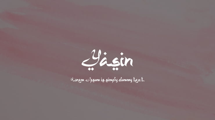 Yasin Font