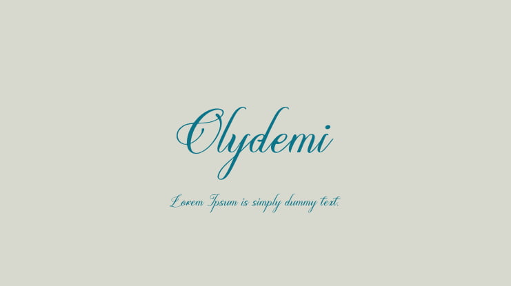 Olydemi Font