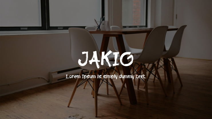 JAKIO Font