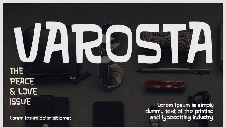 VAROSTA Font