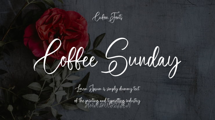 Coffee Sunday Font