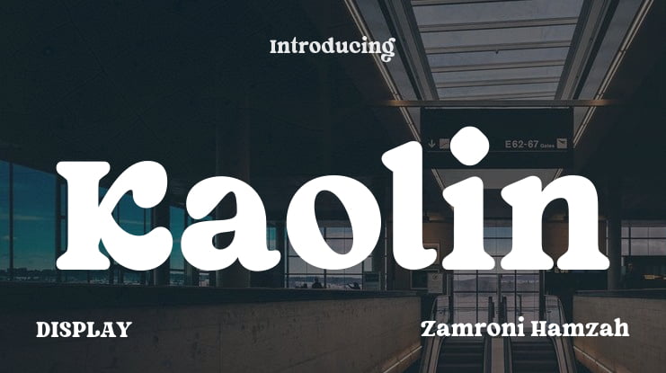 Kaolin Font