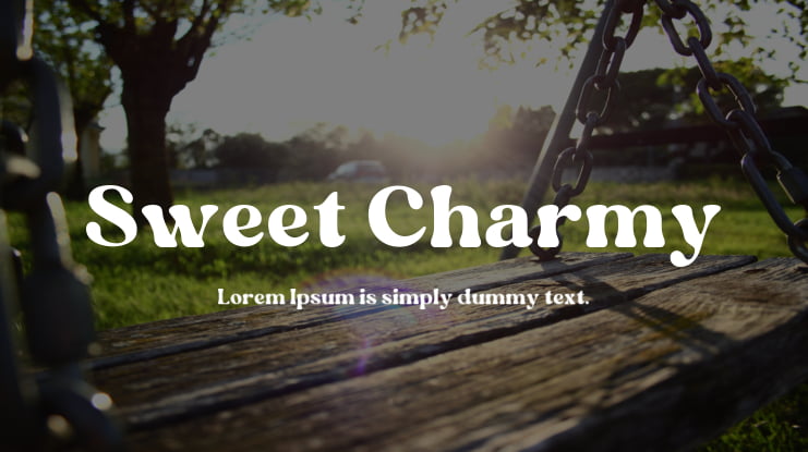 Sweet Charmy Font