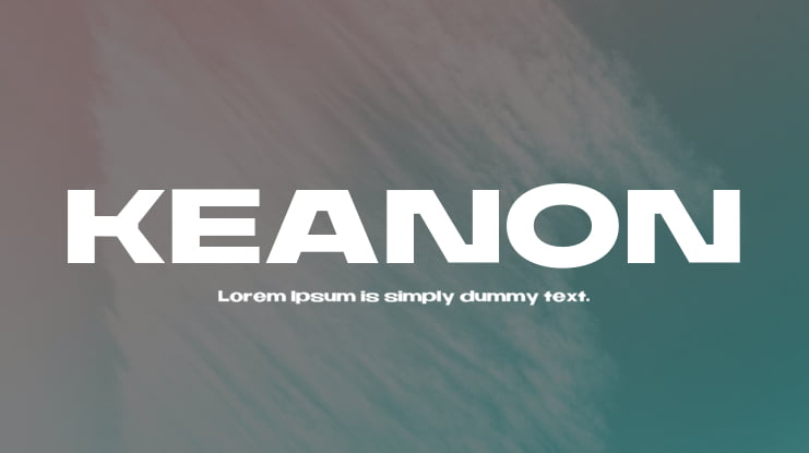 KEANON Font