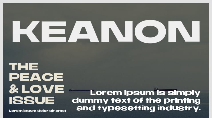 KEANON Font