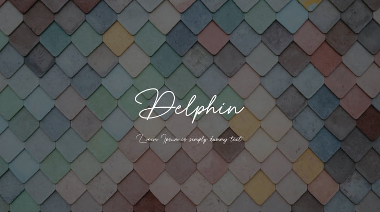 Delphin Font Family