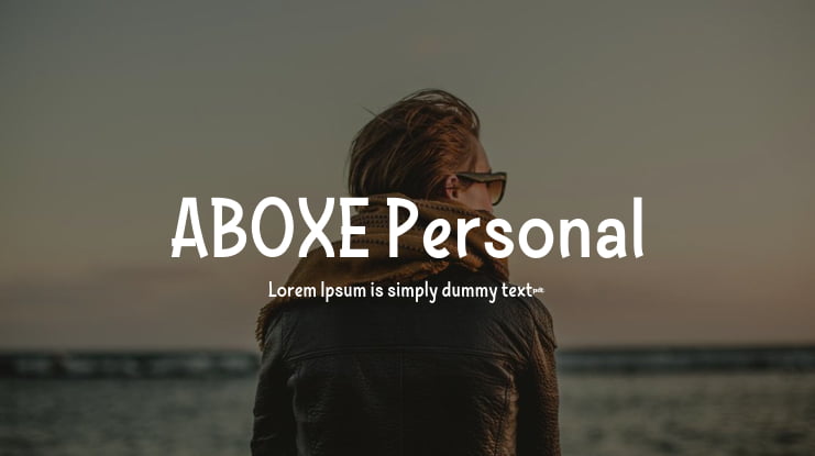 ABOXE Personal Font