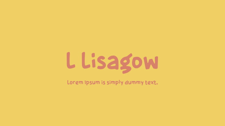 L Lisagow Font