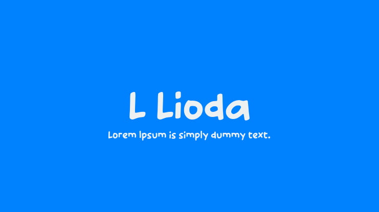 L Lioda Font