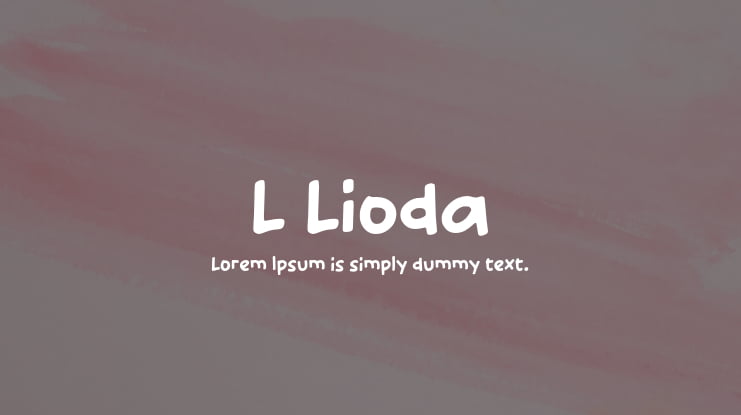 L Lioda Font