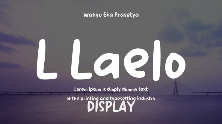 L Laelo Font