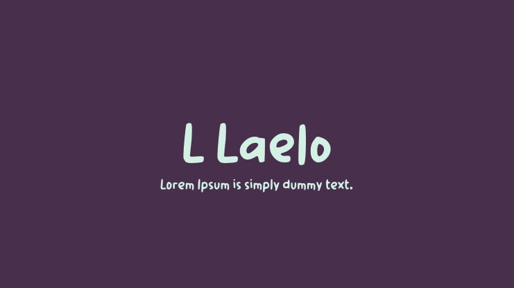 L Laelo Font