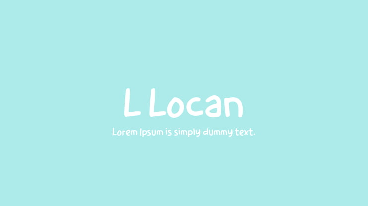 L Locan Font