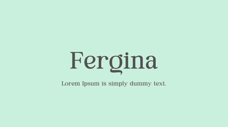 Fergina Font