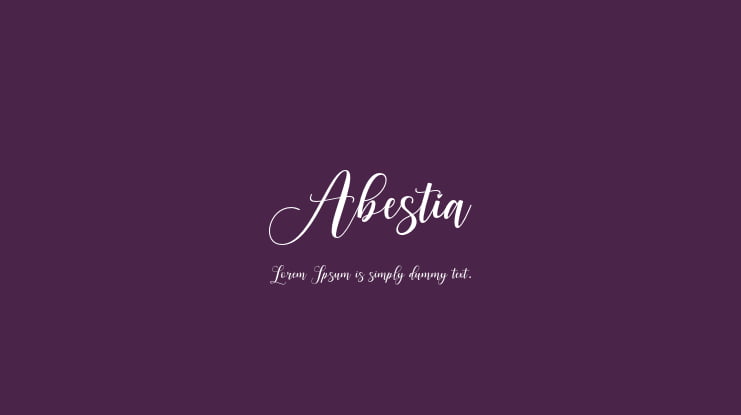 Abestia Font