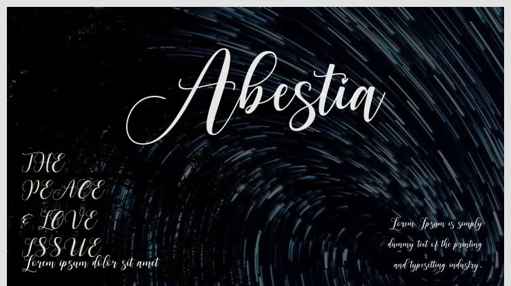 Abestia Font