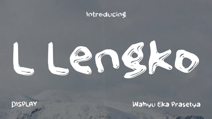 L Lengko Font