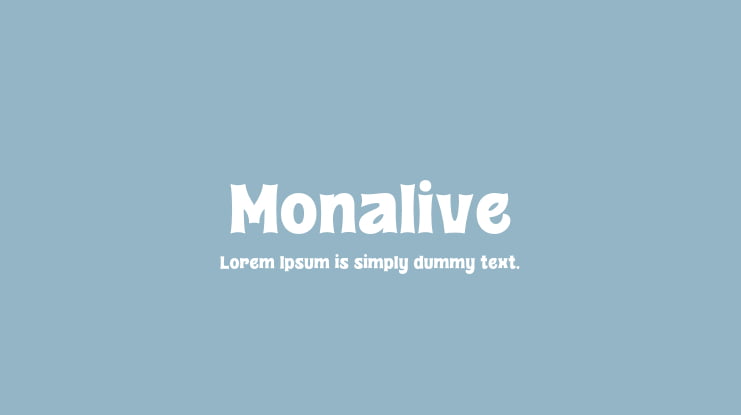 Monalive Font