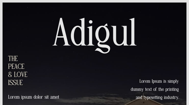 Adigul Font