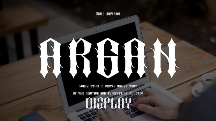 argan Font