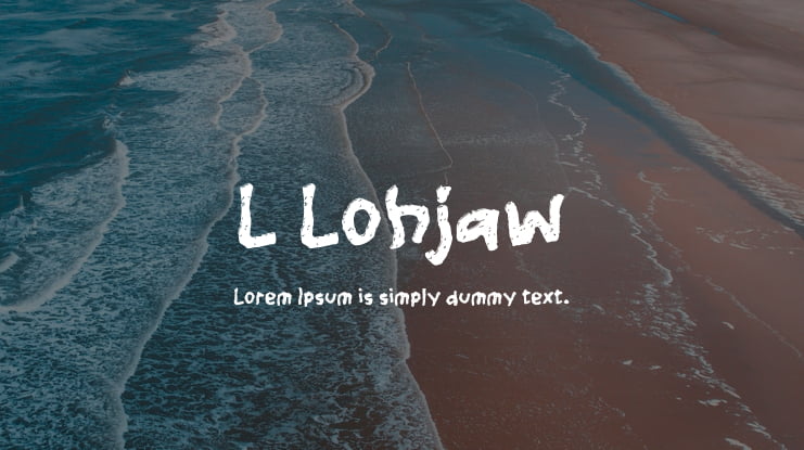 L Lohjaw Font