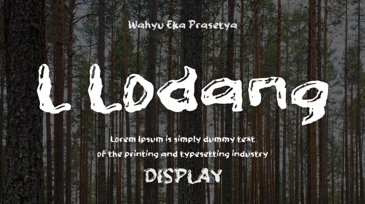 L Lodang Font