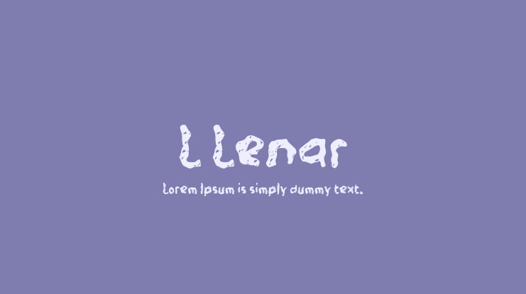 L Lenar Font