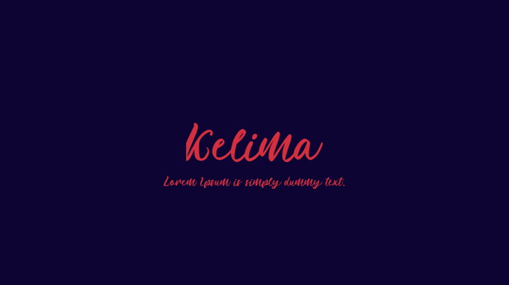 Kelima Font