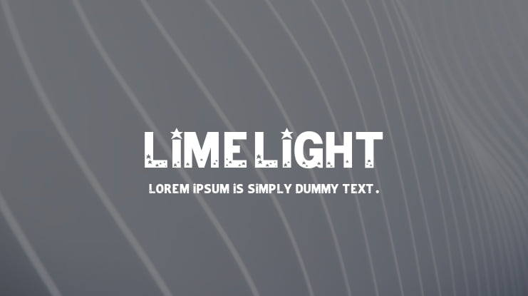 LIMELIGHT Font