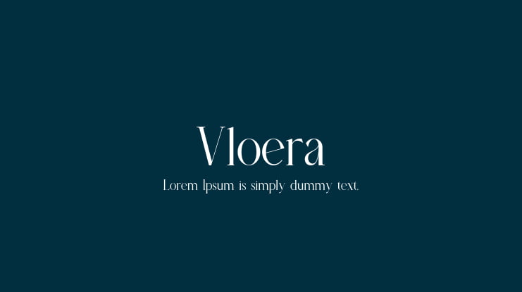 Vloera Font