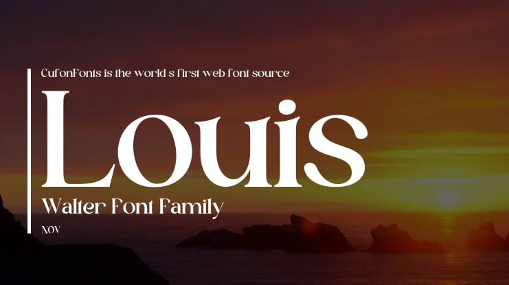 Louis Walter Font