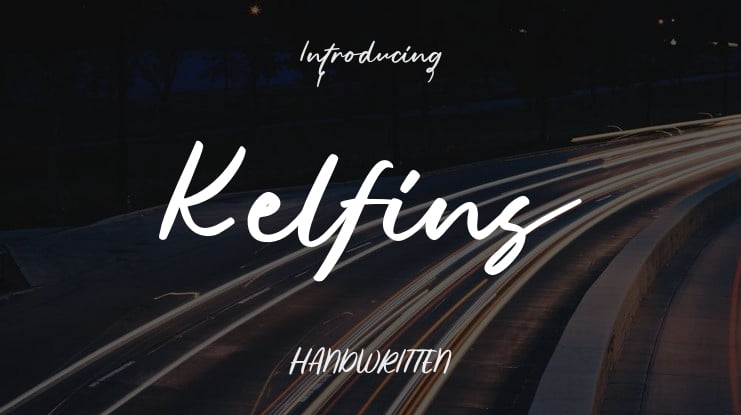 Kelfins Font