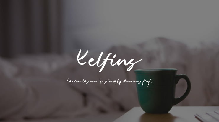 Kelfins Font