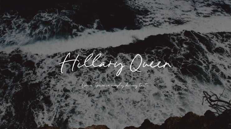 Hillary Queen Font