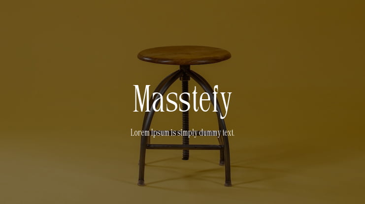 Masstefy Font