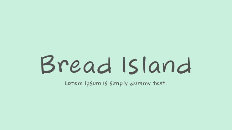 Bread Island Font