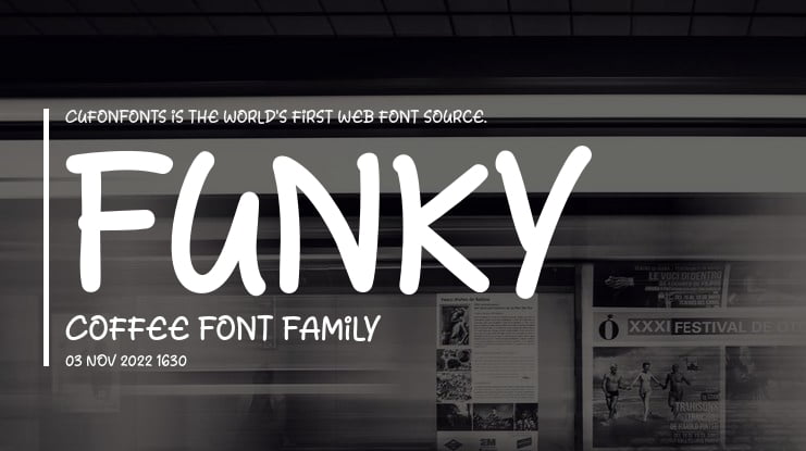 Funky Coffee Font