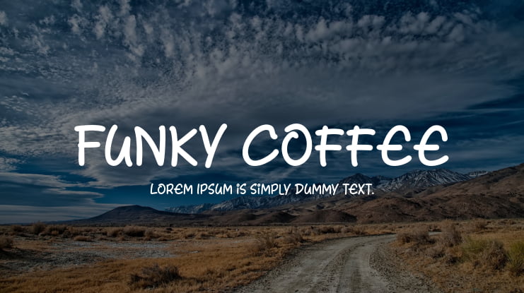 Funky Coffee Font