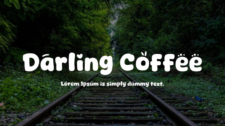 Darling Coffee Font