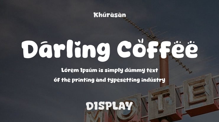 Darling Coffee Font