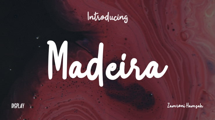 Madeira Font